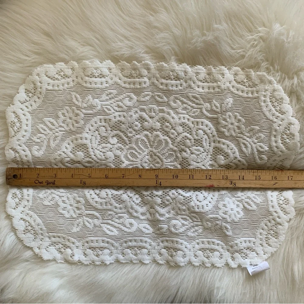 White Lace Placemats Set of 4